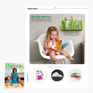 Product photography ad shown in Parents Magazine
