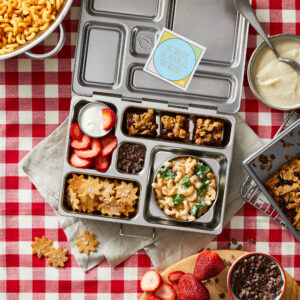 Lunchbox packed with healthy food for a child's meal.